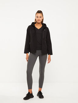 Kap??onlu Bask?l? Uzun Kollu Kad?n Ya?murluk - Waikiki фото 3