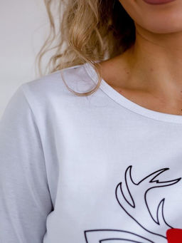 Пижама женская, модель 162, трикотаж (Олень Гламур) - Ивановотекстиль фото 8