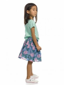 PELICAN, юбка для девочек, Голубой  фото 2