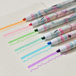 Набор маркеров-текстовыделителей 6 шт. "Star girl"