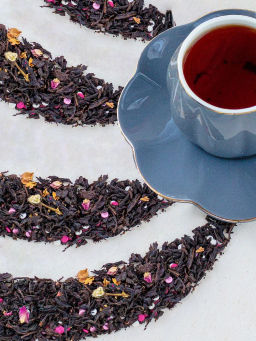 Черный ароматизированный чай GRUNBERG LITE  Клубничный джаз   фото 8