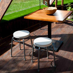 Табурет "Фабрик 1" (Фаворит 1) с ободом на 4-х опорах (кругл. сидение) ТФ01/К/С/СК/СС