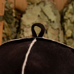 Шапка для бани из овчины Премиум прямострочный шов, коричневый - Simaland фото 5