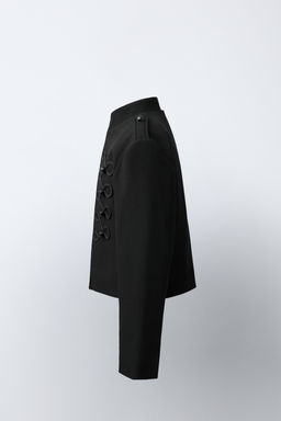 CHAQUETA ENTALLADA BOTONES / Negro - Zara фото 5
