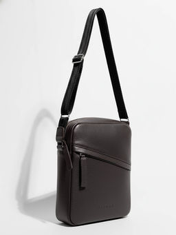 Мужская кожаная сумка Richet 2937LN 855 Коричневый фото 4