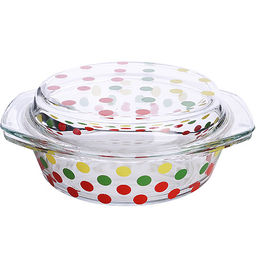 31037 Кастрюля стекло 1,5л с крышкойLR (х6) - Mayer&boch фото 4