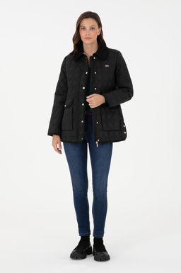 Женское черное пальто Неожиданная скидка в корзине - U.s. polo assn фото 4