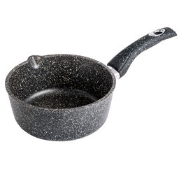 Ковш с тефлоновым покрытием 2,0л, д20см Гранит, h8,5см, s0,4см, ручка из термостойкого пластика (Россия)