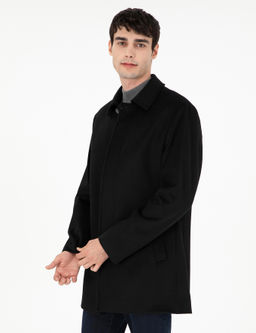 Siyah Slim Fit Ka_e Kaban