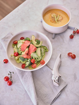 Набор посуды для приготовления со съемной ручкой smart ceramic, 7 предметов, цвета топленого молокатермо