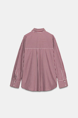 STRIPED POPLIN SHIRT - Zara фото 10