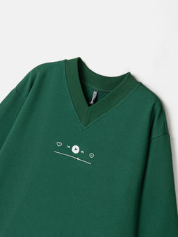 Свитшот облегченный Не школа с вышивкой 7+ - Bungly фото 4