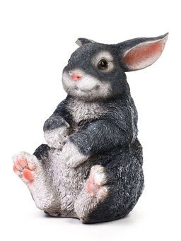 Садовая фигура из полистоуна «Зайка», 19×13×15 см