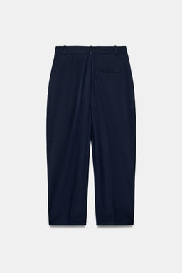 CROPPED TROUSERS WITH WRAP WAIST - Zara фото 8