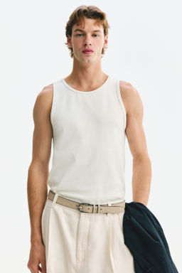 Camiseta sin mangas en canal? Slim Fit - H&m фото 7