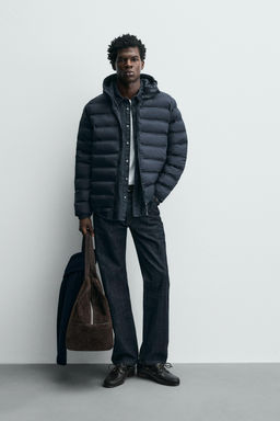 WATER-REPELLENT LIGHTWEIGHT PUFFER JACKET