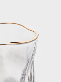 Набор стаканов IceBar.Gold, 250 мл, 6 шт., золотая отводка, стекло, прозрачный