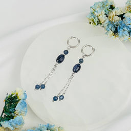 Серьги из Сапфира (Корунд) - Радуга самоцветов фото 2