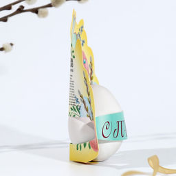 Цена за 4шт. Открытка держатель для яйца Пасхальная композиция на пасху, 12.4?13.9 см - Simaland фото 3