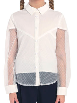 Школьная блузка для девочки О76522 - Карамелли фото 9