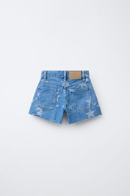 BERMUDA DENIM ESTRELLAS / Azul - Zara фото 4