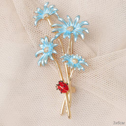 Брошь Ромашки / 1598-4 /уп 24/