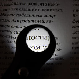 Лупа классическая, линза 60, 16 мм, подсветка, цвет МИКС - Simaland фото 6