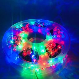 Гирлянда нить уличная Шарики на катушке 30 м (арт. HZ-80)