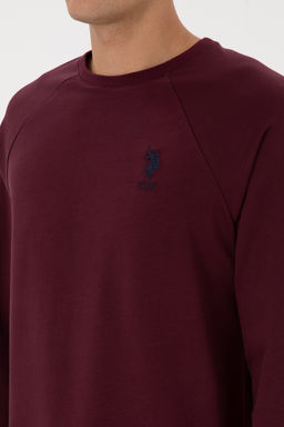 Erkek Bordo Basic Sweatshirt - U.s. polo assn фото 21