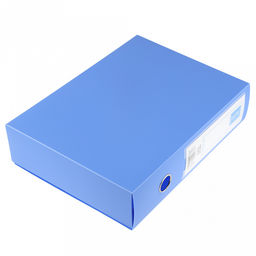 Папка-органайзер (короб) "Архивная" А4 23,4х31,7х7,5см, пластик, на липучке, цвет голубой (Китай)