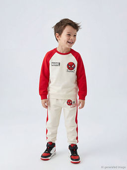 Spider-Man Bask?l? Erkek ?ocuk Jogger E?ofman Alt?