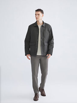 Regular Fit Uzun Kollu Erkek G?mlek Ceket