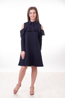 Платье Орхидеят. синий