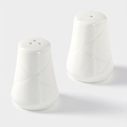 Набор для специй BellaTenero, солонка 60 мл, перечница 60 мл, салфетница, на бамбуковой подставке, фарфор, белый  фото 6