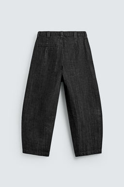PANTAL?N CHINO DENIM BARREL FIT / Gris - Zara фото 9