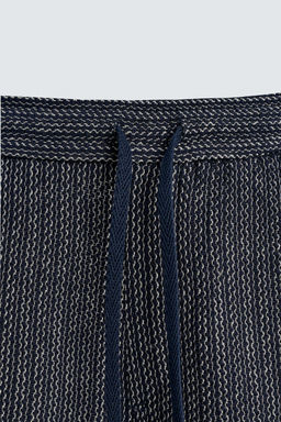 JACQUARD TEXTURED BERMUDA SHORTS - Zara фото 9