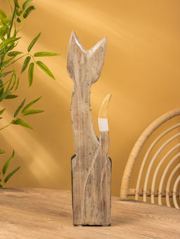 Сувенир «Кошка», 60×14×6 см, дерево, МИКС