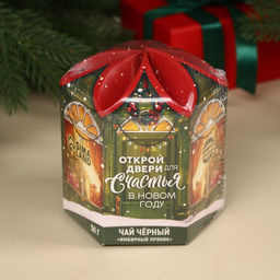 Чай чёрный Открой двери для счастья, вкус: имбирный пряник, 50 г. - Фабрика счастья фото 5