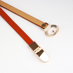 Ремень женский, ширина 1 см, пряжка металл, цвет рыжий - Simaland фото 4