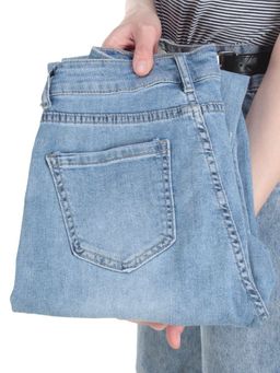 10071 BLUE Джинсы женские AMG JEANS (98% хлопок, 2% лайкра)
