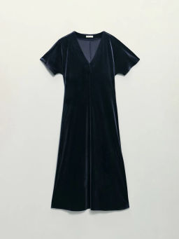 Платье миди из бархата / Zarina