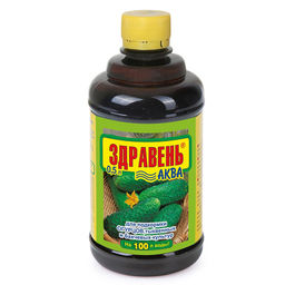 Компл.орг.-мин.удобр. Здравень аква 0,5л (для огурцов, тыквенных, бахчевых) (концентрат)