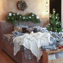 Постельное бельё Этель 2 сп Let it snow (вид 2) 175х215 см, 200х220 см, 70х70 см - 2 штуки  фото 2