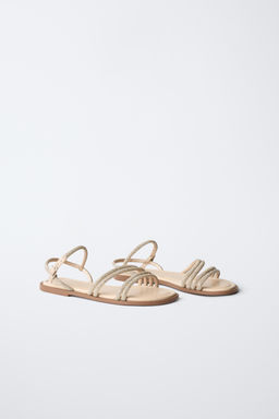 SANDALIA BRILLOS / Oro - Zara фото 2