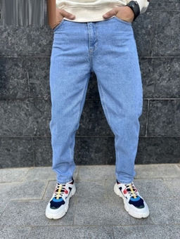 Джинсы бананы мужские