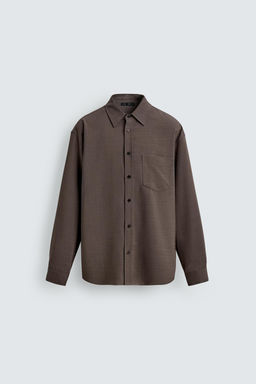 CAMISA RELAXED FIT / Marr?n - Zara фото 7
