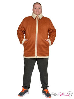 Дубленка-куртка Модель №1792 размеры 44-84 - Plusmoda фото 6