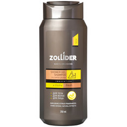 Zollider 3в1 Xtreme Fresh, гель-шампунь для душа 250 мл  фото 2