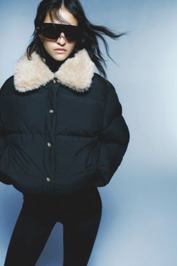 Chaqueta acolchada con cuello - H&m фото 2