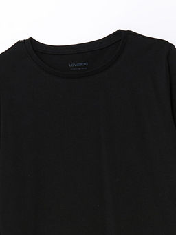 Bisiklet Yaka Basic K?z ?ocuk Ti??rt - Waikiki фото 2